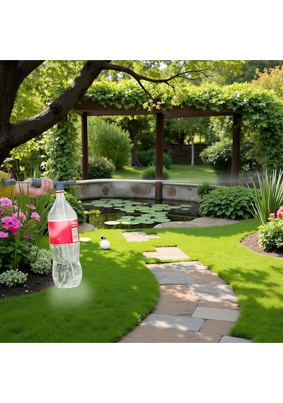Tech El Tipi Basınçlı Püskürtücü, Tüm Standart Pet Şişelere Uyumlu, Ayarlanabilir Nozullu Manuel Hava Pompası
