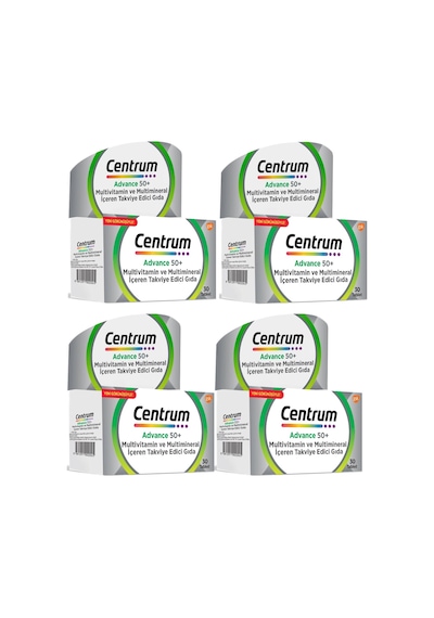 Centrum Advance 50+ Yaş Üstü Multivitamin 4 x 30 Tablet