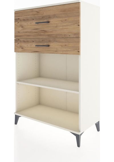 Hyperion Dolap Tek Raflı 2 Çekmeceli 88x44x134 Aytaşı-çam Aytaşı