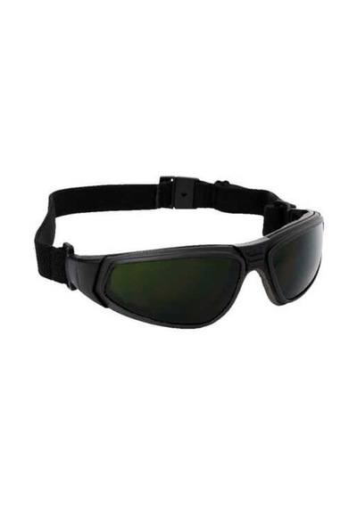 Lux Optical 60955 Flylux Ir5 Kafabantlı Siyah Çizilmeye Dayanıklı Kaynak Gözlüğü