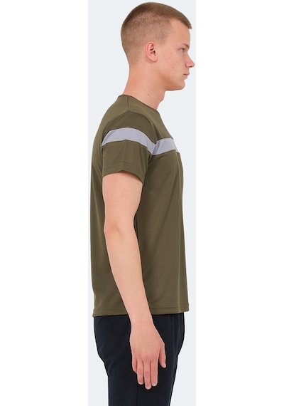Slazenger OMIQ IN Erkek  Haki Tişört