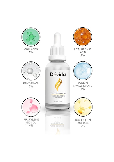 Devida Dolgunlaştırıcı Etkili Göz Çevresi ve Kaz Ayağı İçin Kolajen Vega Series A230 30 ML