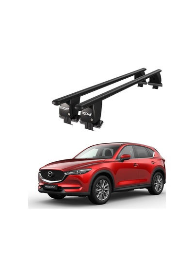 Royal Mazda Cx-5 2017 Ve Sonrası Uyumlu Siyah Ara Atkı Port Bagaj Tavan Barı