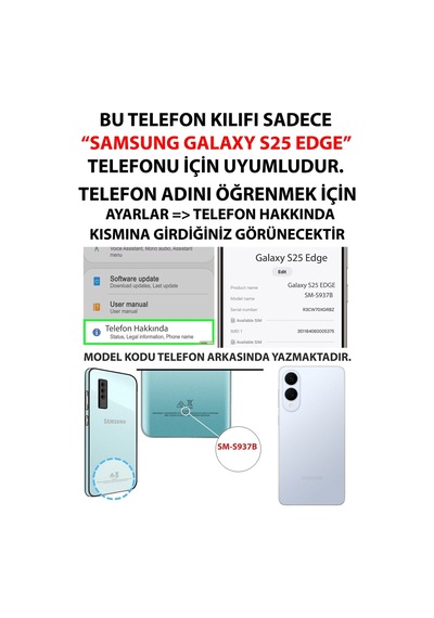 Samsung Galaxy S25 Edge Uyumlu Pastel Pembe Lotus Baskılı Silikon Kılıf