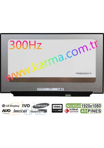 17.3" İnç 40pin Slim Fhd Ips 1920 1080 Lcd Ekran, Panel B173han05.1 / 240hz/300hz Uyumlu 34341026