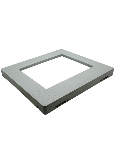 Frenli Gri Plastik Çeksür 54x60x5 Cm 4801 Çok Renkli