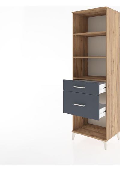 Hyperion Dolap 3 Raflı 2 Çekmeceli 60x44x195 Çam-antrasit Atlas Çam Hyperion Dolap 3 Raflı 2 Çekmeceli 60x44x195 Çam-antrasit Atlas Çam