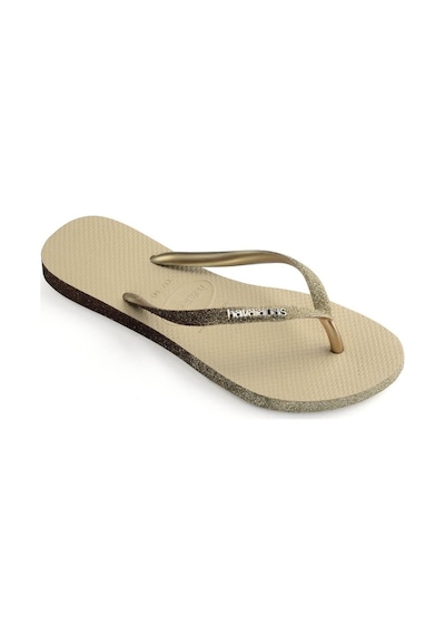 Havaianas Slim Sparkle Iı Bayan Terlik - Sand Grey Altın