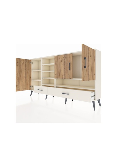 Arges Konsol 8 Raflı 2 Çekmeceli 3 Kapaklı 176x30x99 Aytaşı-çam/aytaşı Atlas Çam/aytası - Aytası Arges Konsol 8 Raflı 2 Çekmeceli 3 Kapaklı 176x30x99 Aytaşı-çam/aytaşı Atlas Çam/aytası - Aytası