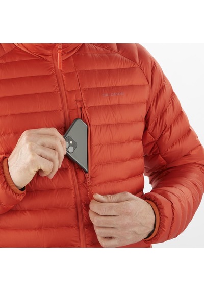 Salomon Elıxır Mıcro Down Erkek Outdoor Montu Cherry Tomato Lc2330000 Kırmızı
