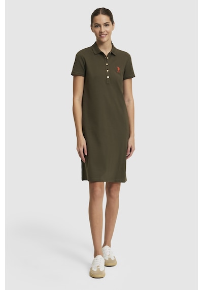 U.S. Polo Assn. U.s. Polo Assn. Kadın Koyu Haki Elbise Örme 50321841-vr111