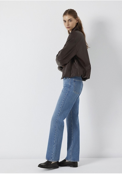 Jane Mid Vintage Classic Denim Mavi