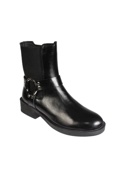 Yazkış Kadın Siyah 4cm Topuklu Kenarı Lastikli Tokalı Soğuğa Dayanıklı Bot Bilek Uzunluğu 20cm Siyah Yazkış Kadın Siyah 4cm Topuklu Kenarı Lastikli Tokalı Soğuğa Dayanıklı Bot Bilek Uzunluğu 20cm Siyah