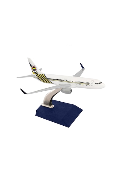 Zekupp Boeing 737-800 1/250 Ölçek Fenerbahçe Lisanslı Beyaz Tasarım Maket Uçak