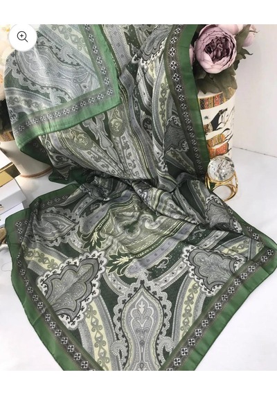 Etnik Desen Pamuk Soft Şal