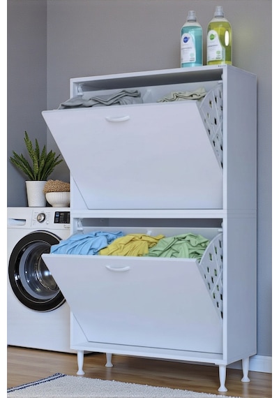 Eliusta Veluna 85 Cm Kirli Çamaşır Sepetli Dolap Banyo Dolabı Beyaz 85x138x32,5 Cm 4 Sepetli Dolap Beyaz Eliusta Veluna 85 Cm Kirli Çamaşır Sepetli Dolap Banyo Dolabı Beyaz 85x138x32,5 Cm 4 Sepetli Dolap Beyaz