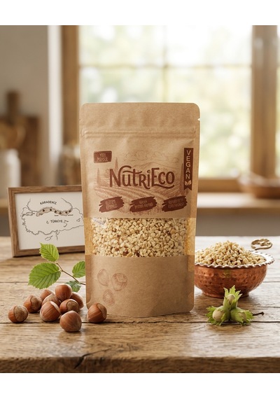 Nutrieco Kıyılmış Fındık Pirinç Taze Öğütülmüş Fındık İçi Pasta Ve Tatlılar İçin 1 KG