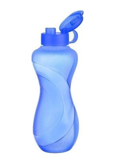 1500ml Kapasiteli Sporcu Tipi Suluk Pratik El Matarası Mavi Diğer