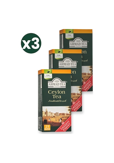 Ahmad Tea Ceylon Tea 25'li Bardak Poşet 3'li Ekonomik Paket Toplam 75 Bardak Poşet
