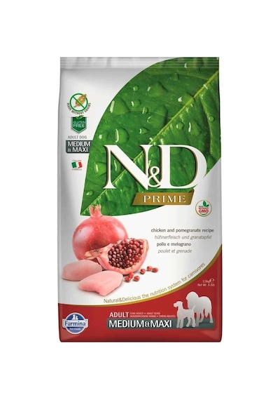 N&d Prime Tavuk Etli Ve Narlı 12 Kg Orta Ve Büyük Irk Yetişkin Köpek Maması