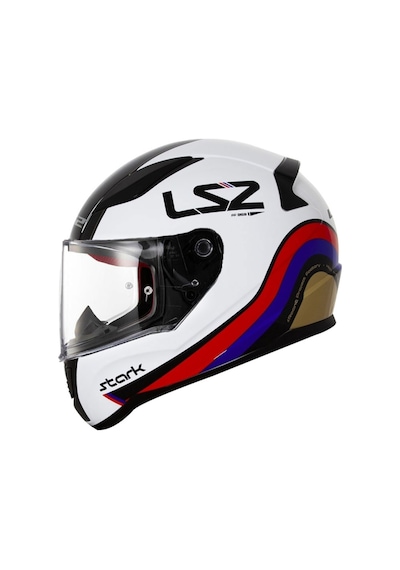 Ls2 Rapıd Stark Kask Beyaz-Kırmızı-Mavi