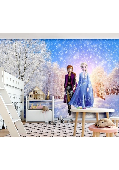 Elsa Karlar Ülkesi Frozen Çocuk Odası Duvar Kağıdı (397456279)