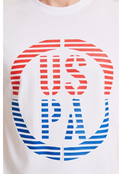 U.s. Polo Assn. Erkek Beyaz Tişört 50326955-vr013
