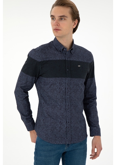 U.s. Polo Assn. Erkek Lacivert Gömlek Desenli 50291251-vr033 Lacivert U.s. Polo Assn. Erkek Lacivert Gömlek Desenli 50291251-vr033 Lacivert