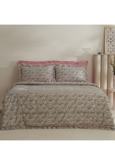 Karaca Home Minay 52 Tel %100 Pamuk Çift Kişilik Nevresim Takımı Pembe Pembe