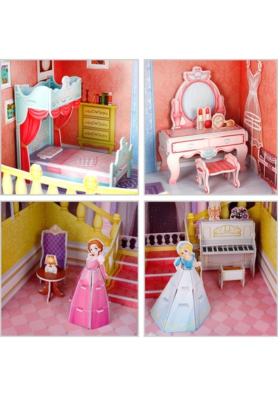 Cubic Fun  81 Parça Puzzle Fairytale Castle