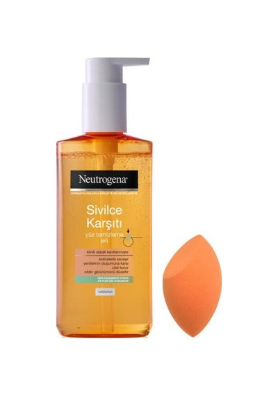 Sivilce Karşıtı Günlük Yüz Temizleme Jeli 200 Ml + Makyaj Süngeri Hediye