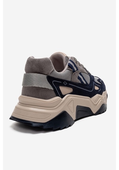 Fleur Lacivert Süet Kadın Sneaker Lacivert