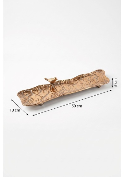 Dekoratif Metal Tepsi Küçük