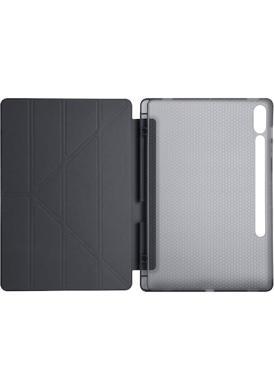 Samsung Uyumlu Galaxy Tab S10 Fe+ Plus Kılıf Kalem Bölmeli Trifolding Case X620 X626 Kapaklı