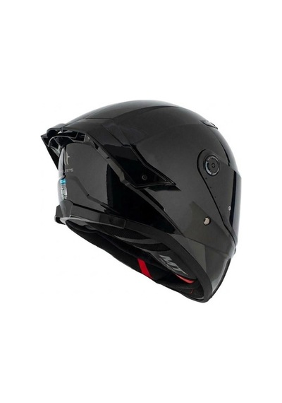 Mt Helmets Thunder 4 Gloss Black Kask Şeffaf Vizörlü Siyah
