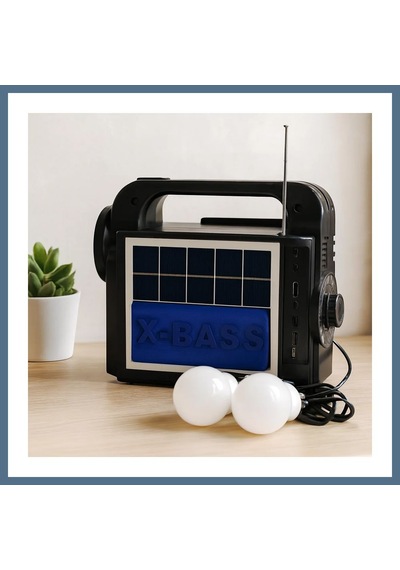Buradabulabilirsin Solar 3'ü 1 Arada El Feneri Radyo Mp3 Bluetooth Powerbank Bbz