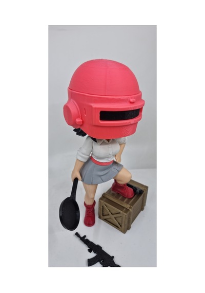 Pubg Mobile Figür 19 Cm Pubg Kadın Figür 3 Degistirilebilr Aksesuar