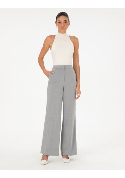 Pierre Cardin Kadın Gri Pantolon 50302508-vr024 Gri