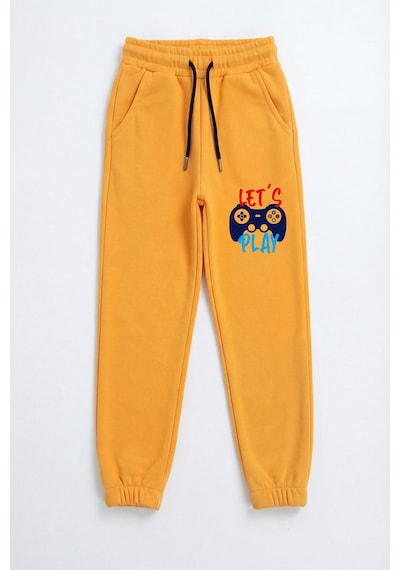 Fyk Kids 5'li Baskı Detaylı Beli Lastikli Erkek Çocuk Jogger Eşofman Altı Çok Renkli