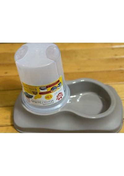 2 Li Set Xxl Kapalı Kedi Tuvaleti Kürek Ve 1.5 Litre Mama Ve Su Kabı