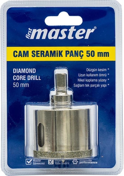 Master 530910 Cam Seramik Delme Panç 50 Mm