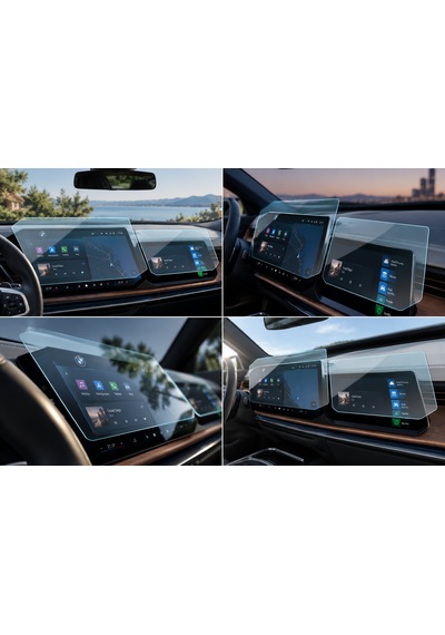 Bmw İ7 Multimedya Ve Sağ Yolcu Ekranı Ekran Koruyucu 9h Nano 2026-2027