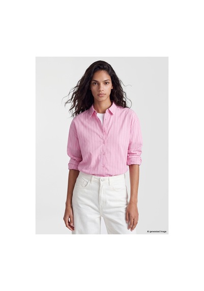 LC Waikiki Alıta Cıty Farkıyla Xsıde Pembe Çizgili Oversize Kadın Gömlek Pembe - 931519574 Pembe LC Waikiki Alıta Cıty Farkıyla Xsıde Pembe Çizgili Oversize Kadın Gömlek Pembe - 931519574 Pembe