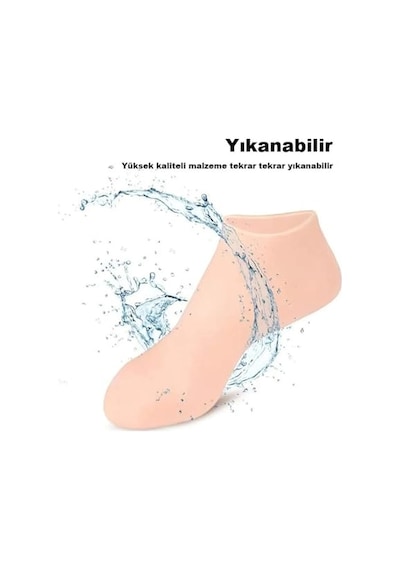 Çatlak Silikon Ayak Koruyucu Patik Tam Boy Nemlendirici Ayak Çorabı Topuk Çatlakları Ve Ayak Bakımı Için Unisex