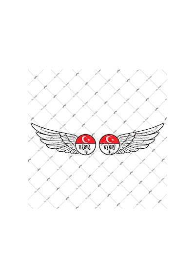 Bay Etiket Bt21 Reflektif 0 Rh Pozitif + Kan Grubu Sticker Seti