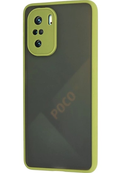 Newface Xiaomi Poco F3 Kılıf Montreal Silikon Kapak - Açık Yeşil