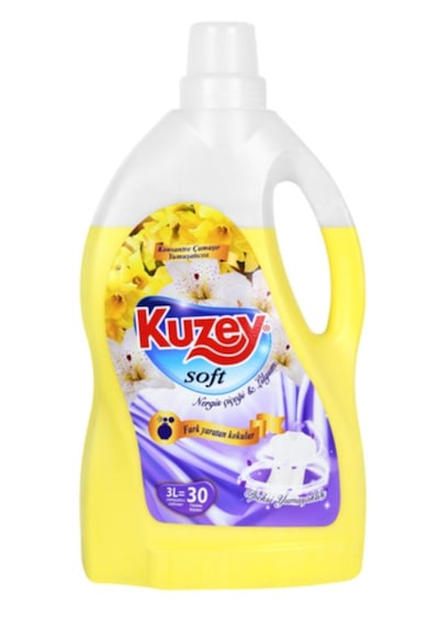 Kuzey Extra Konsantre Çamaşır Yumuşatıcısı Nergis Ve Lilyum Çiçeği 3 Lt Tekli