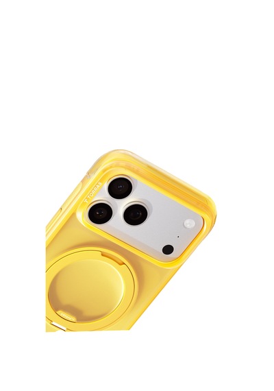 Torras Apple iPhone 17 Pro / 18 Pro Uyumlu Ostand R Air Magsafe Kapak Sarı