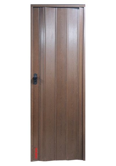 Penguen Akordiyon Kapı Ceviz Camsız En 0-72 Cm Arası Boy 220 Cm