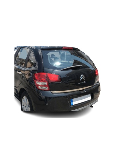 Citroen C3 Krom Bagaj Alt Çıta Formlu 2010-2015 Arası P.Çelik
